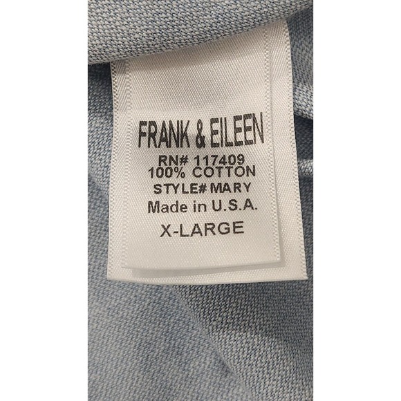 Frank & Eileen Light Blue famous denim Mary dress - Picture 3 of 7